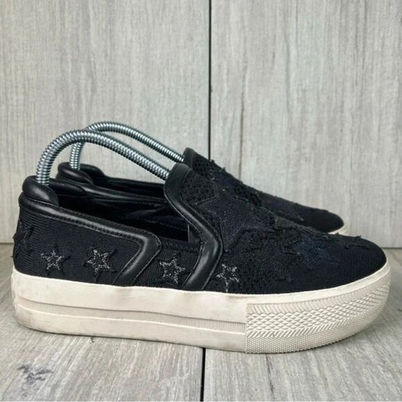 Ash Jeday Star Patchwork Platform SneakerSlip On Shoes Women’s Size 7 EUR 38 - Picture 1 of 9
